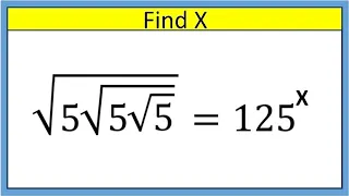 Nice Square Root Math Simplification |Find the Value of X