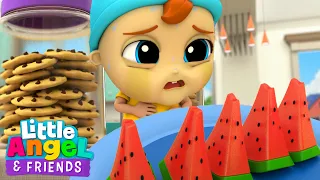 Mix - No No Snacks | Little Angel And Friends Kid Songs