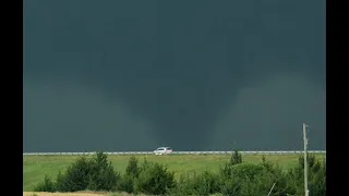 Tornadoes and a Cyclic Supercell in Kansas - June 23, 2022