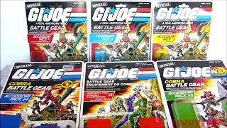1983 - 1988 Battle Gear Accessory Packs #1-6 G.I. Joe & Cobra review