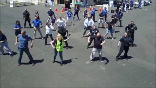 City and PD Flash Mob Dance