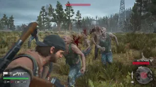 DAYS GONE Gameplay  Horde Killer Groose Gardens And Beaver Marsh Rest Stop HORDE [1080p HD PC]