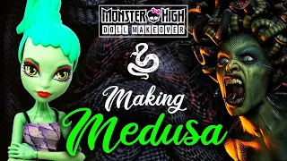 THE SNAKE GODDESS / Making MEDUSA Doll / Monster High Doll Repaint by Poppen Atelier