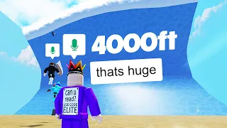 Roblox Voice Chat BUT A Huge 4000ft Tsunami HITS