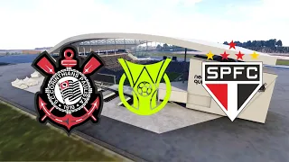 Corinthians x São Paulo - Brasileirão Assaí 2023 14/05/2023 (6ªRodada) [BMPES 9.8] - PES 2021