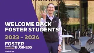 Welcome Back Foster Students from Dean Hodge!