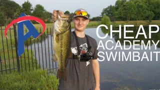 CHEAP H2O Xpress SWIMBAIT FISHING CHALLENGE!! BIG BASS!