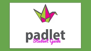 Padlet Student Guide: Getting Started