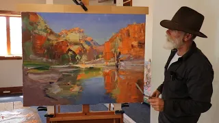 PAINTING WATER and REFLECTIONS in OILS
