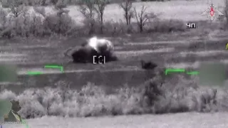 KA-52 “Alligator” helicopter are destroying armor without any resistance really. #russia #ukraine