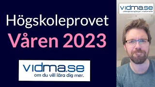 HÖGSKOLEPROVET VÅREN 2023: Provpass 2