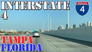 I-4 East - Tampa - Florida - 4K Highway Drive