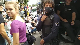 Impressionen der Demo am 29.08.2020 in Berlin