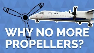 Why are propeller planes so rare?