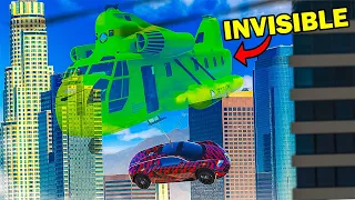 Stealing Supercars with Invisible Helicopter in GTA 5 RP
