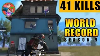 41 SOLO KILLS WORLD RECORD || Solo vs Squad Season - 9 || PREDATOR PUBG MOBILE KING OF M762 | 42 KIL