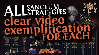 PoE 3.24 - ALL THE SANCTUM FARMING STRATEGIES // WITH VIDEO EXEMPLIFICATION FOR EACH