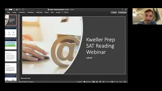 Kweller Prep's SAT Reading Section Webinar