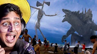 SIREN HEAD vs GODZILLA in real life | Rachitroo