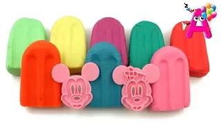 Лепим  с пластилином Play-Doh Микки Мауса и Минни Маус