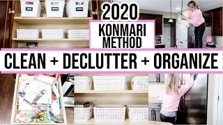 NEW! CLEAN + DECLUTTER + ORGANIZE WITH ME 2020 | KONMARI INSPIRED | HUGE DECLUTTER + CLEANING HACK