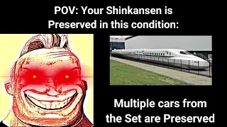 Mr. Incredible Becoming Canny/Uncanny: Preserved Shinkansens