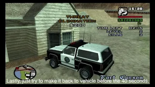 GTA: San Andreas PlayStation 4 - What the City Needs, Cop Vigilante Glitch Easy Method