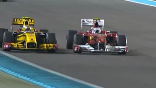 Fernando Alonso angry at Petrov after losing the championship