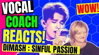 👽 Dimash Reaction! - Sinful Passion - реакция диамаша - [SUBS] Vocal Coach Reacts