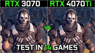 RTX 3070 vs RTX 4070 Ti | Test in 14 Games | 1440p - 2160p | 2023