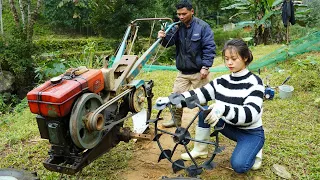 Plow the fields and prepare the soil for the new crop. modern farm construction | LT tivi