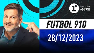 FÚTBOL 910, con Toti Pasman - EN VIVO - Jueves 28/12/2023