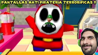 REACCIONANDO A PANTALLAS ANTI PIRATERIA TERRORIFICAS !! (#3) - Pepe el Mago Juega