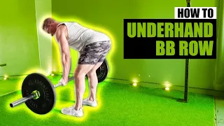 How To: Underhand Grip Barbell Bent Over Row