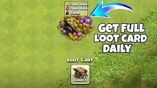 How To Get Full Loot Cart Daily In Clash Of Clans - Hindi