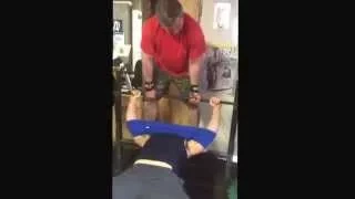 Bench press 425 lbs for 3 reps