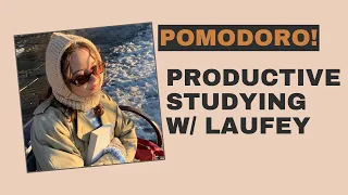 ROMANTICIZE STUDYING WITH LAUFEY! - Pomodoro playlist for PRODUCTIVE study sessions | study playlist