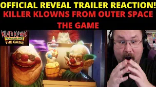 Killer Klowns from Outer Space: The Game - Reveal Trailer REACTION!