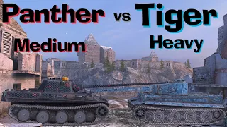 WOT Blitz Face Off || Panther I vs Tiger I