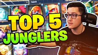 THE ULTIMATE TOP 5 GOD & BUILD GUIDE: JUNGLERS
