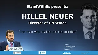 StandWithUs presents Hillel Neuer.
