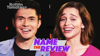 ‘Last Christmas’ Stars Emilia Clarke and Henry Golding Play Name the Review: Christmas Edition