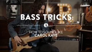 The Carol Kaye Bass Sound & Technique | Reverb Bass Tricks