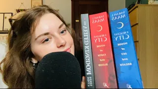 ASMR book haul (tapping, gripping and scratching)
