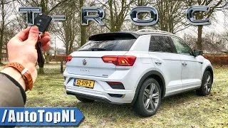 VW T ROC 2.0 TSI 4Motion R LINE REVIEW POV Test Drive by AutoTopNL