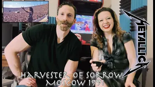 Harvester of Sorrow  METALLICA Reaction Moscow 1991 live