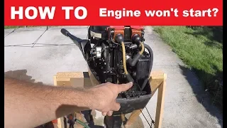 Boat Engine won't start - Troubleshooting