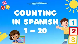 Counting in Spanish Made Simple: From 1 to 20 | Spanish numbers 1-20 | Count to 20 in Spanish