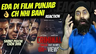 Reaction on Criminal (Official Trailer) Neeru Bajwa | Dheeraj Kumar | Prince Kanwaljit | PRTV