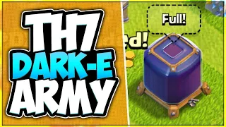 Best Dark Elixir farming Army for TownHall 7